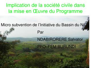 implication de la soci t civile dans la mise en uvre du programme