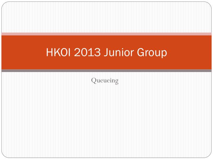 hkoi 2013 junior group