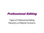 Professional Editing - slide 1