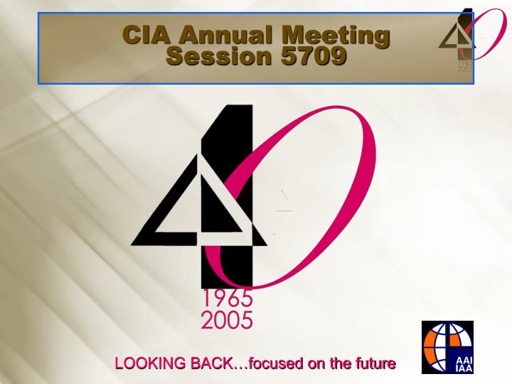 cia annual meeting session 5709