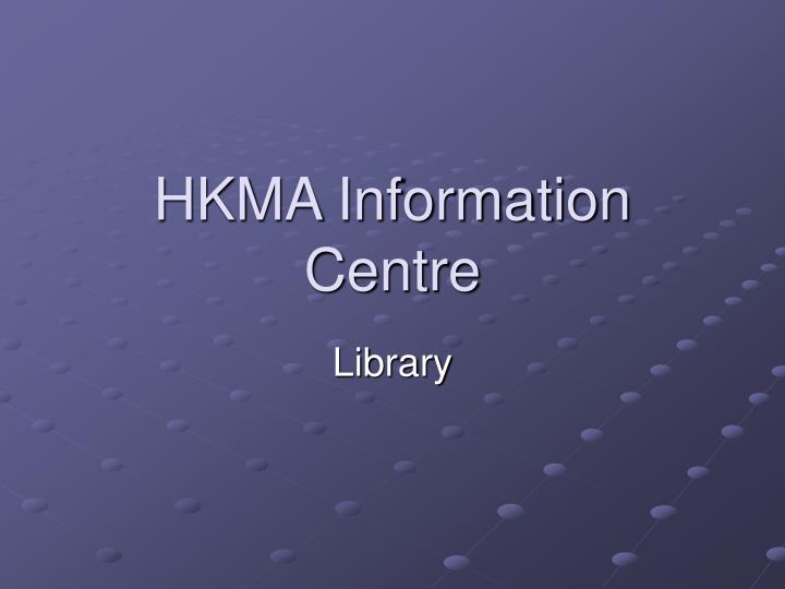 hkma information centre