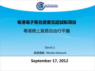 david li imodia network