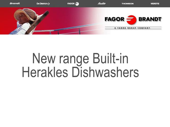 new range built in herakles dishwashers