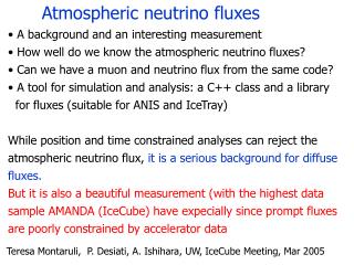 Atmospheric neutrino fluxes