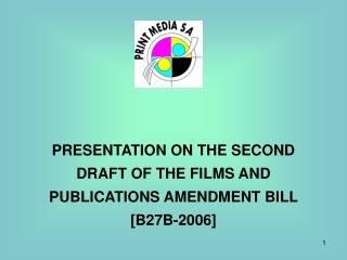 presentation on the second draft of the films and publications amendment bill b27b 2006