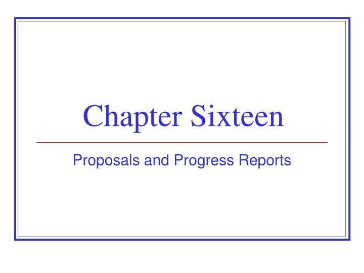 chapter sixteen
