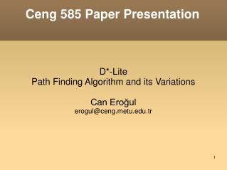 Ceng 585 Paper Presentation