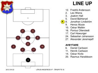 line up