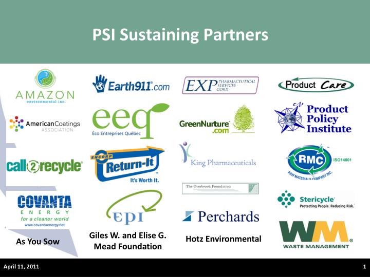 psi sustaining partners