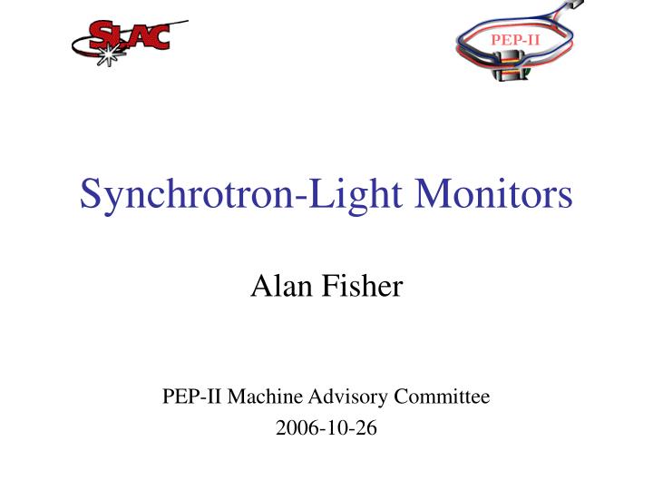 synchrotron light monitors