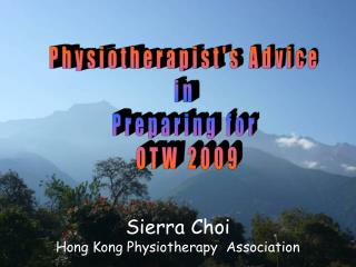 Sierra Choi Hong Kong Physiotherapy Association