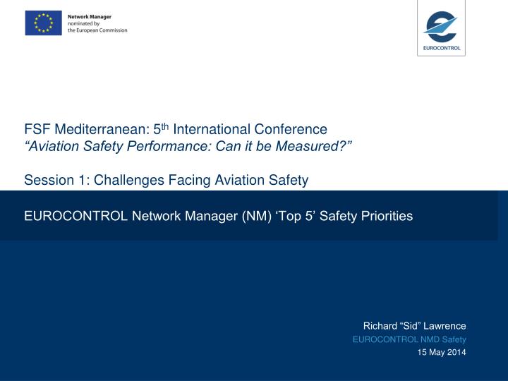 eurocontrol network manager nm top 5 safety priorities