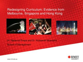 Redesigning Curriculum: Evidence from Melbourne, Singapore and Hong Kong