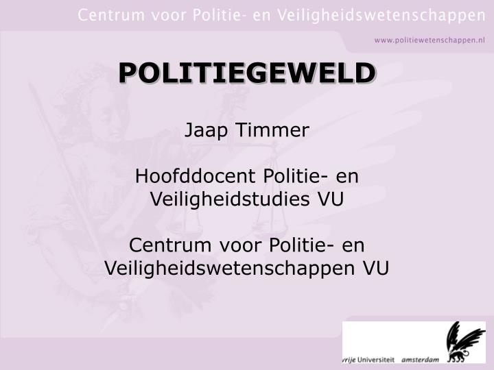 politiegeweld