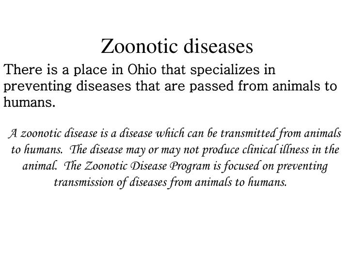 zoonotic diseases