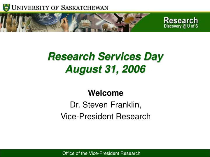 research services day august 31 2006