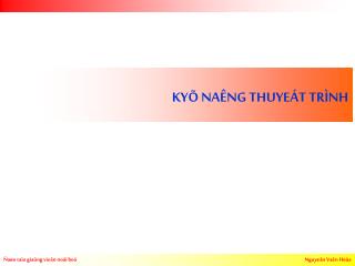 ky na ng thuye t tr nh