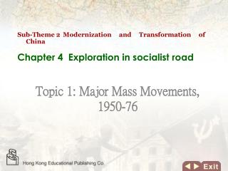 Chapter 4 Exploration in socialist road