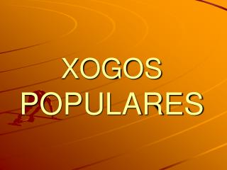 xogos populares