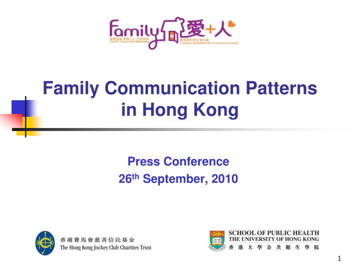 family communication patterns in hong kong