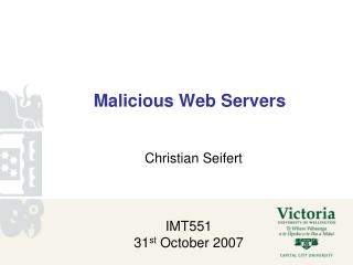 Malicious Web Servers