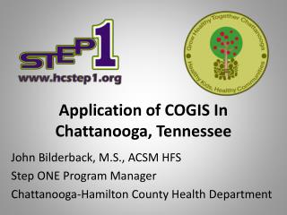 Application of COGIS In Chattanooga, Tennessee