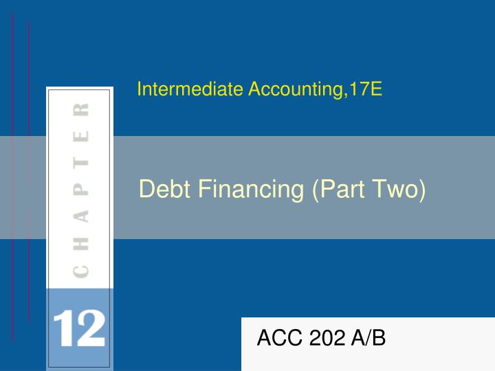 debt financing part two