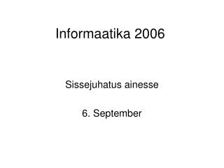 informaatika 2006