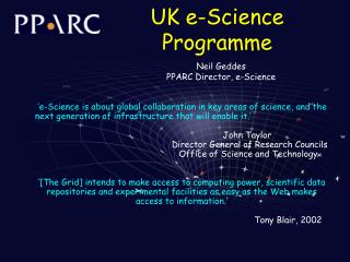 UK e-Science Programme