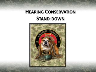 Hearing Conservation Stand-down