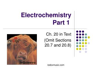 Electrochemistry Part 1