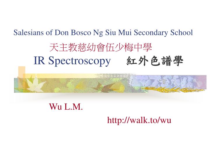 ir spectroscopy