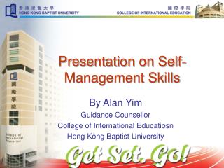 presentation on self management skills