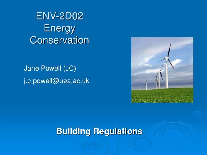 env 2d02 energy conservation