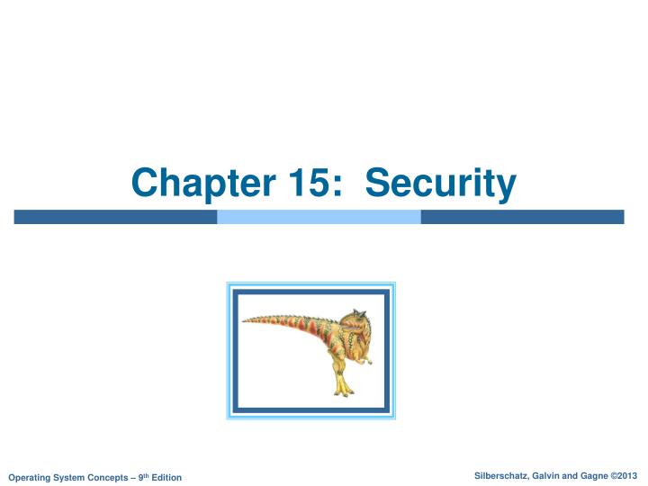 chapter 15 security