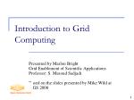 Introduction to Grid Computing - slide 1