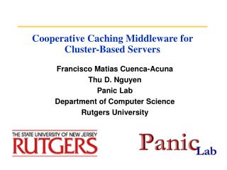 Cooperative Caching Middleware for Cluster-Based Servers