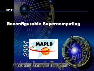 Reconfigurable Supercomputing