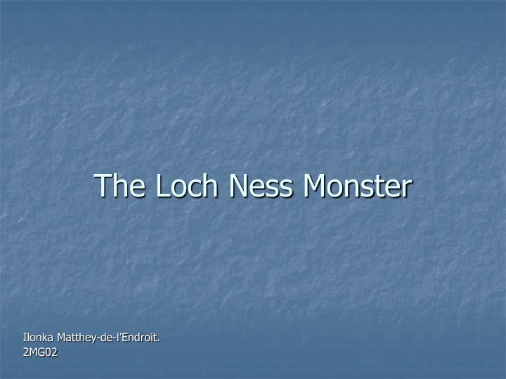 the loch ness monster