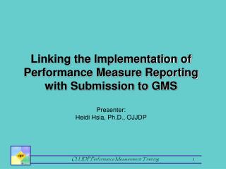 FY 2004 Title V Award (Project Period: 10/1/03-9/30/06)