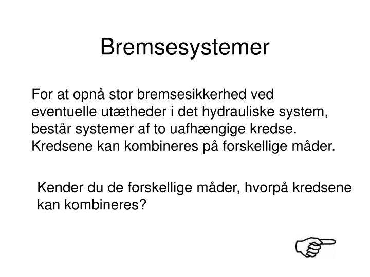 bremsesystemer