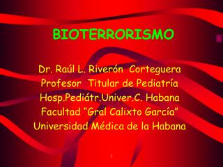 bioterrorismo