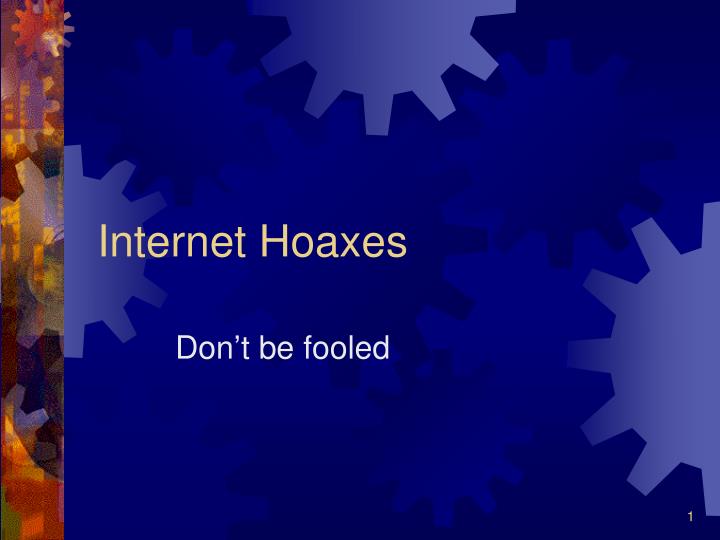 internet hoaxes