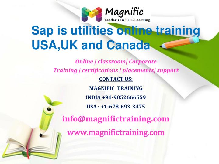sap is utilities online training usa uk and canada