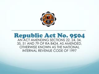 Republic Act No. 9504