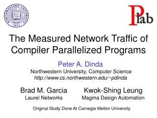 The Measured Network Traffic of Compiler Parallelized Programs