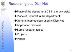 Research group DistriNet