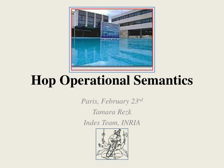hop operational semantics