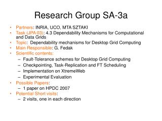 Research Group SA-3a
