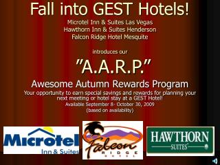 Awesome Autumn Rewards Program